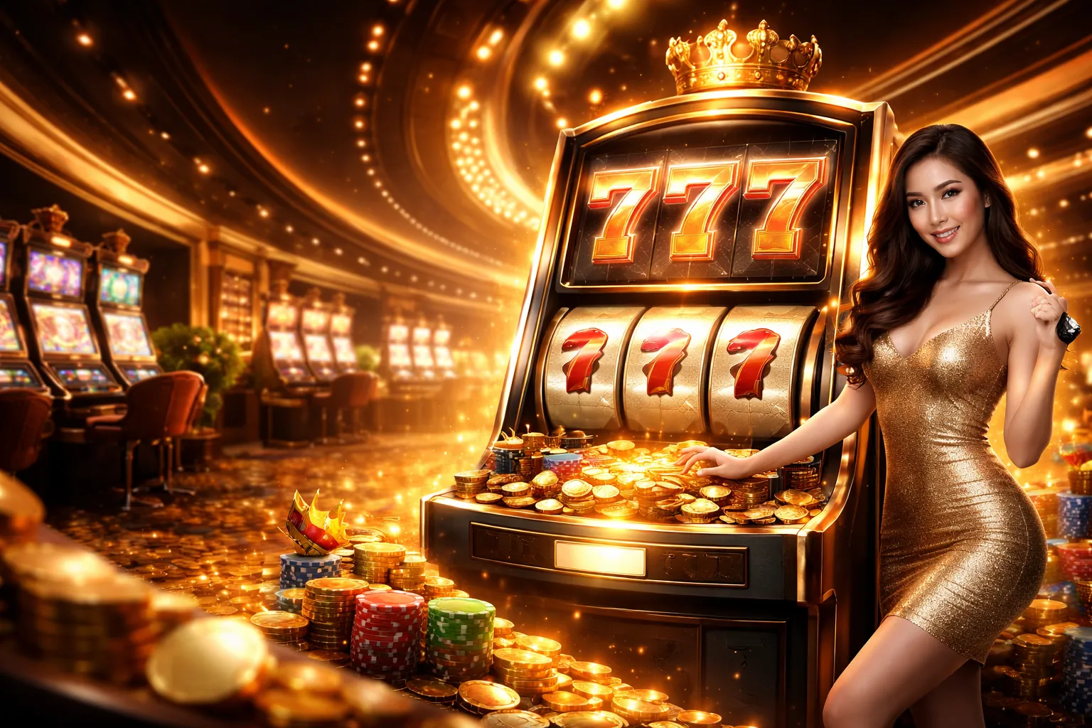 Hình ảnh máy nổ hũ 68k với biểu tượng jackpot